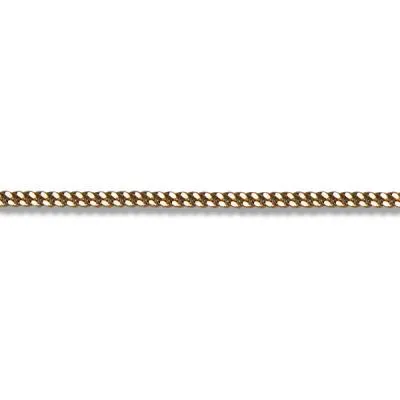 (10K, 14K, 18K) Yellow Gold (2.0mm) Curb Chain (16" to 24")