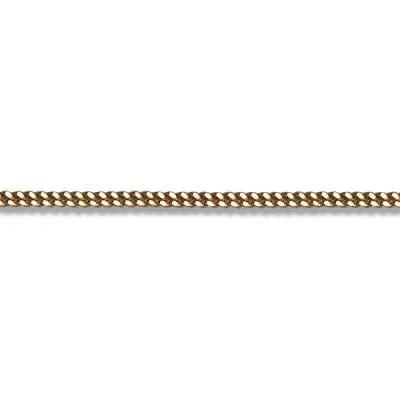 (10K, 14K, 18K) Yellow Gold (2.0mm) Curb Chain (16" to 24")