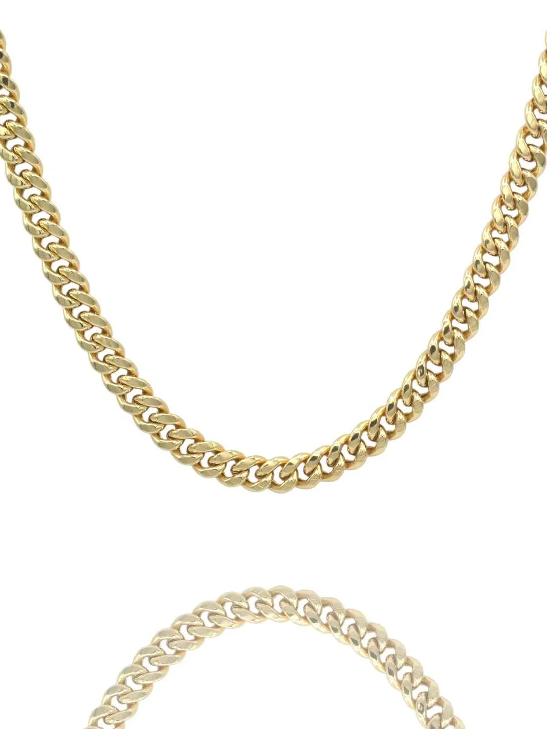 10K Gold Miami Cuban Chain Necklace