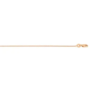 10K Rose Gold (0.8mm) Box Chains (16" - 18")