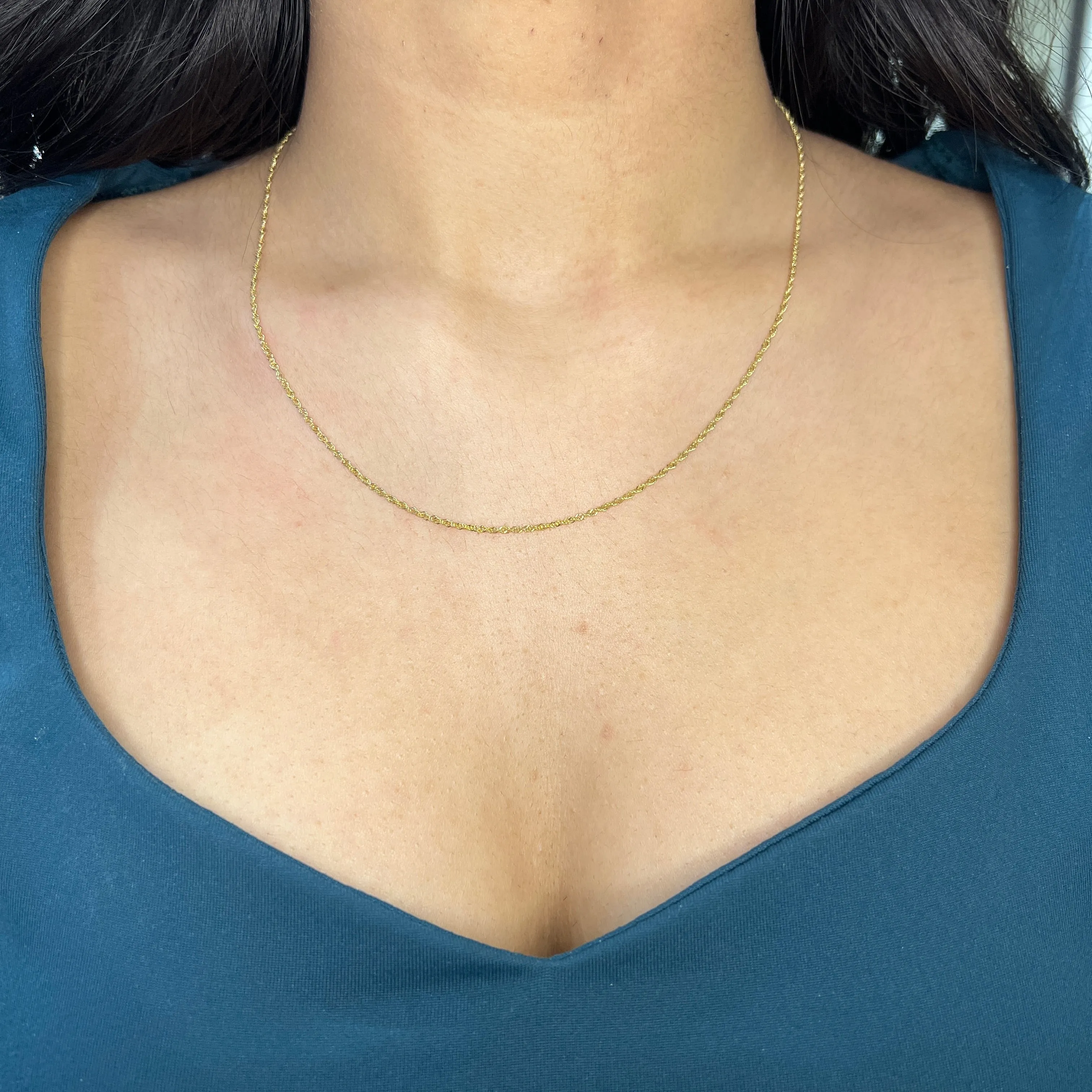 10K White Gold (1.7mm) Singapore (16" - 24") Chains