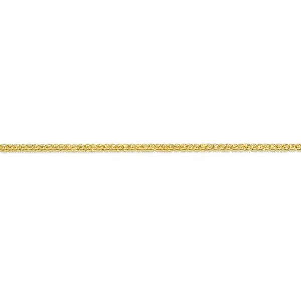 10K Yellow Gold (1.3mm) Hollow Wheat Chain (16" to 24")