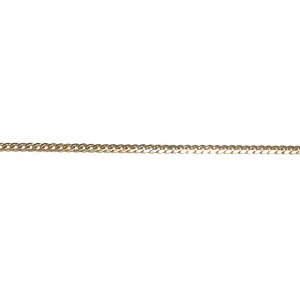 10K Yellow Gold (2.0mm) Concave Curb Chains (16" - 24")