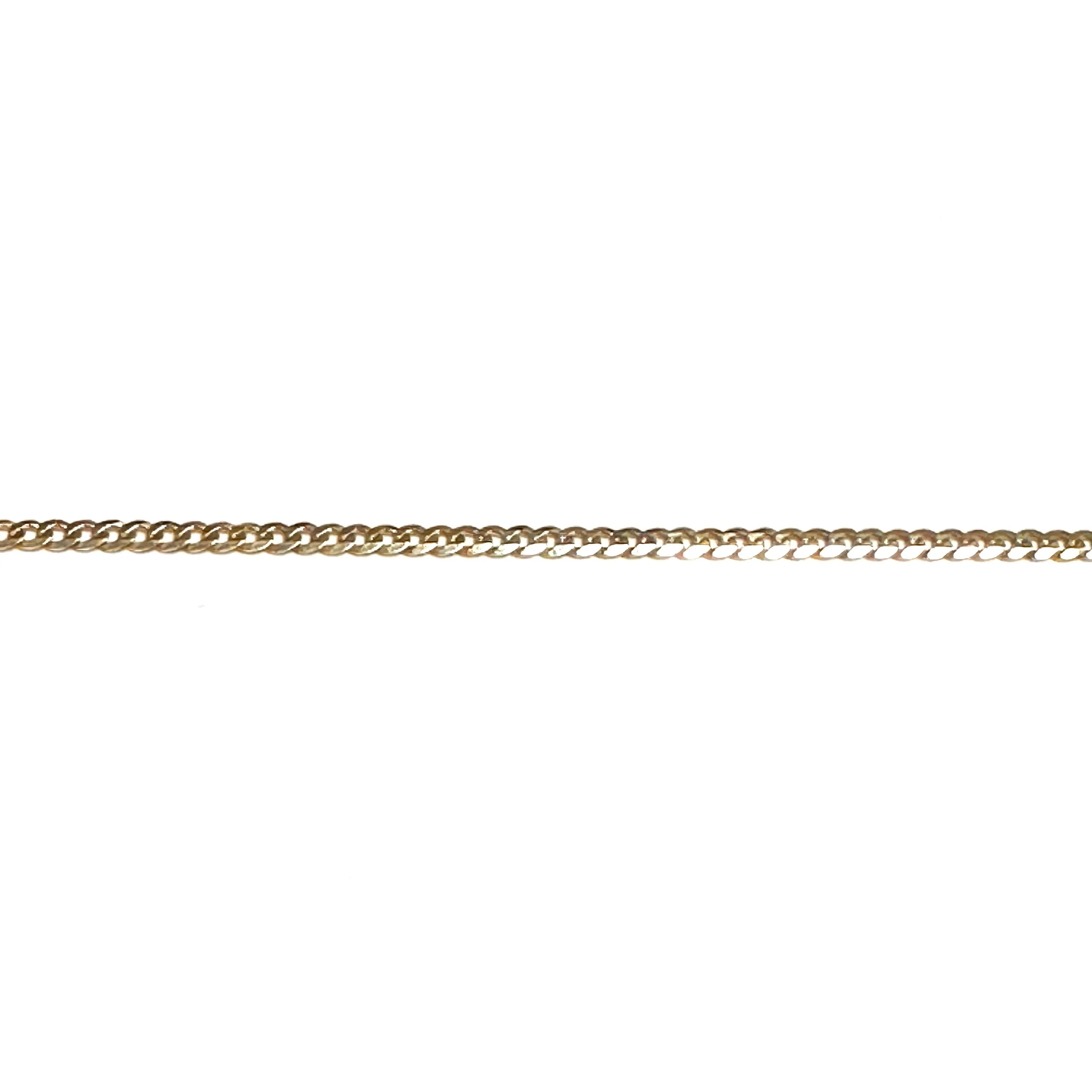 10K Yellow Gold (2.0mm) Concave Curb Chains (16" - 24")