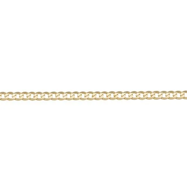 10K Yellow Gold (2.4mm) Open Link Curb Chains (16" - 24")