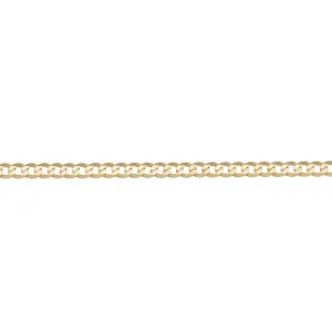 10K Yellow Gold (2.4mm) Open Link Curb Chains (16" - 24")