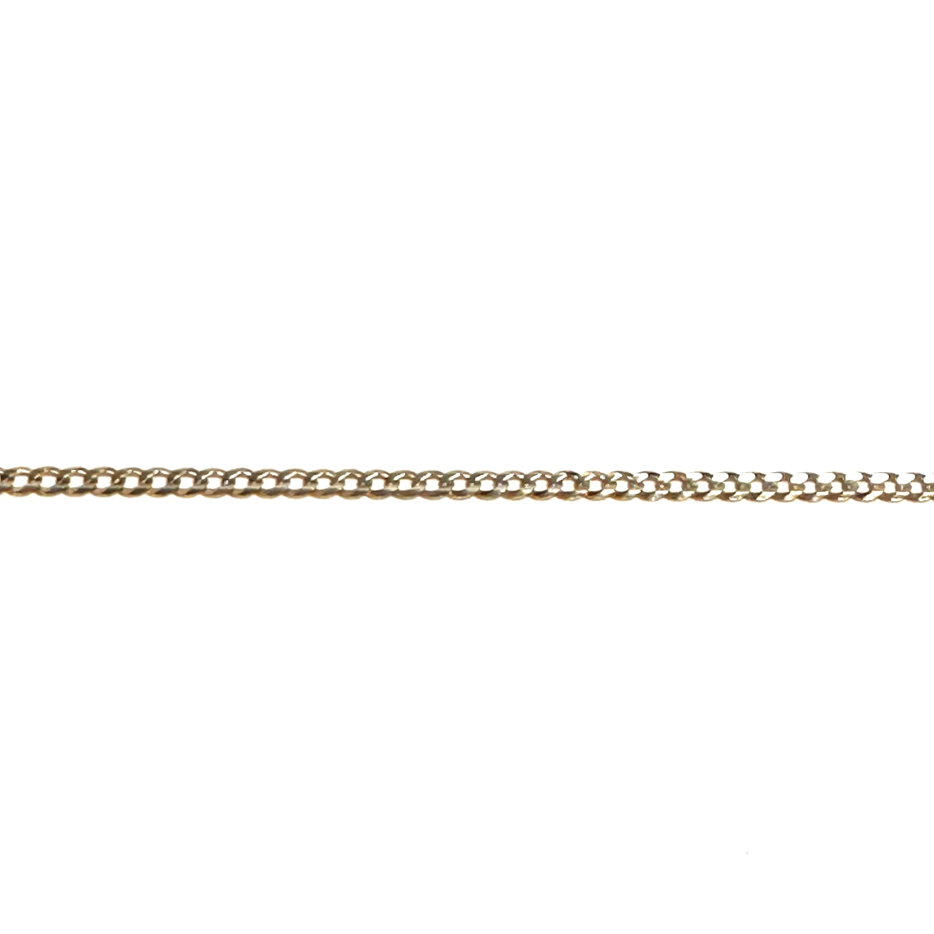 10K Yellow Gold (2.6mm) Concave Curb Chain
