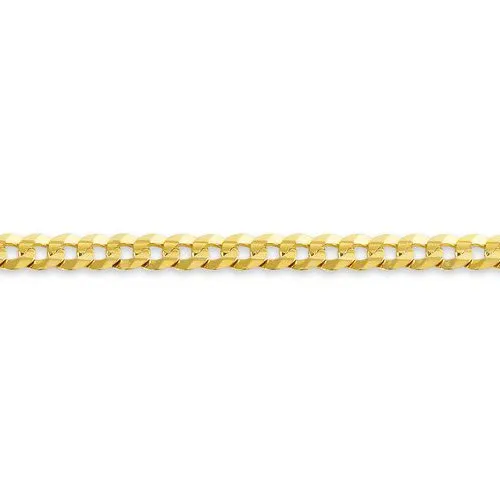 10K Yellow Gold (4.2mm) Curb Chain (20 - 24")