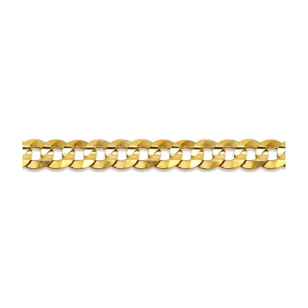 10K Yellow Gold (4.5mm) Curb Chain (20" - 26")