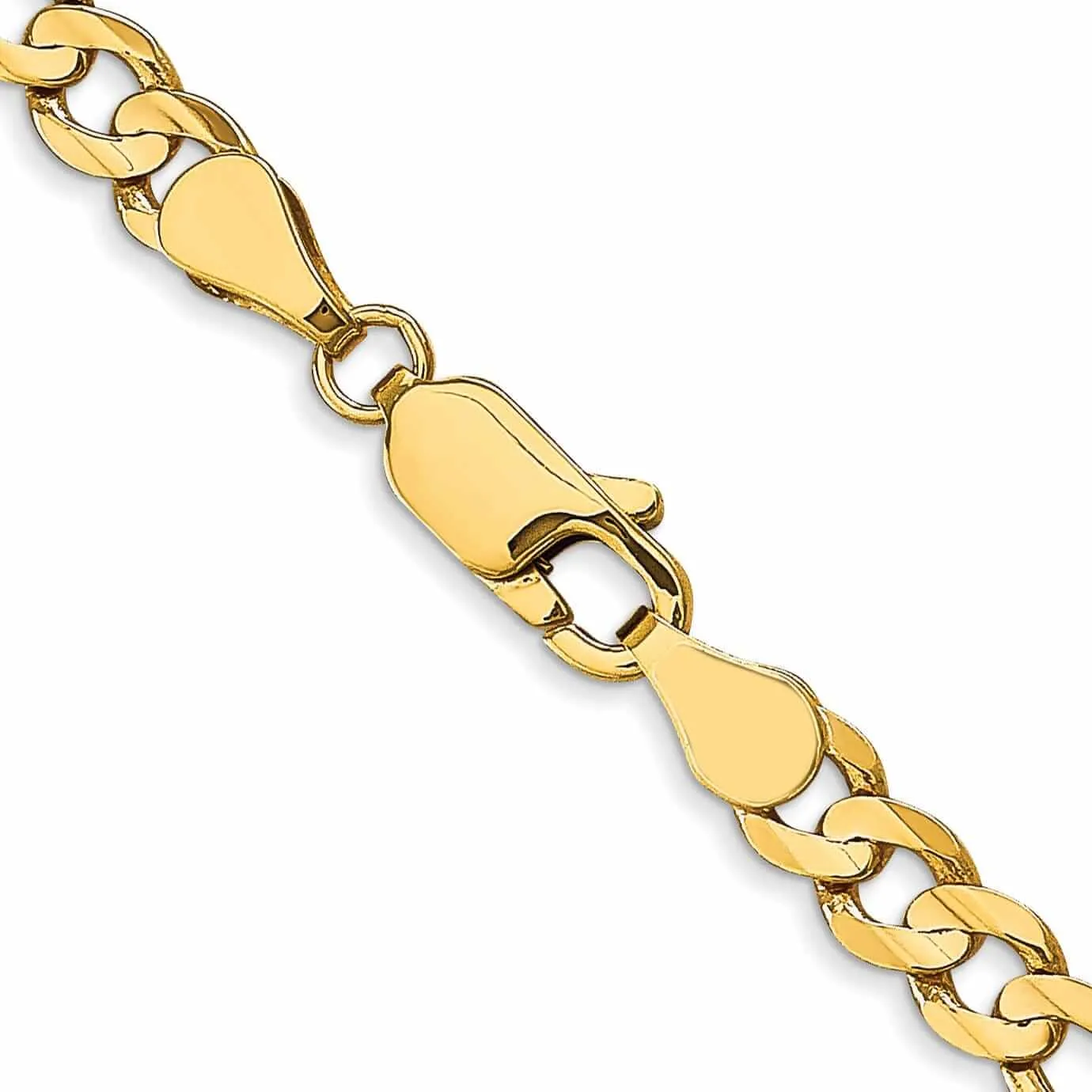 10k Yellow Gold 4.5mm Light Figaro Chain