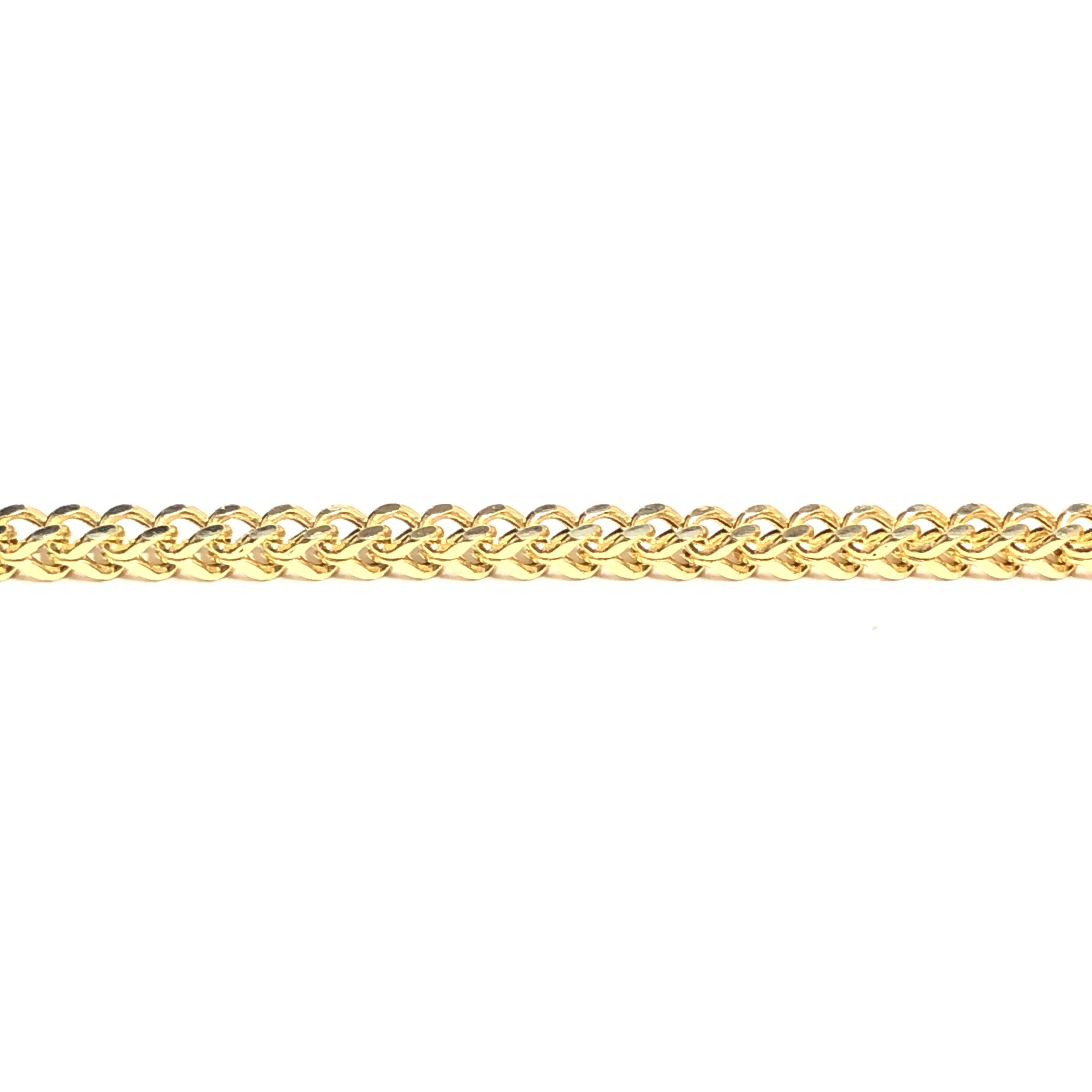 10K Yellow Gold (5.5mm) Semi Hollow Franco Chain 28"
