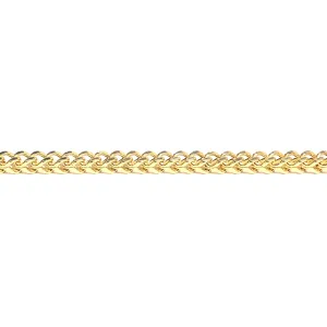 10K Yellow Gold (5.5mm) Semi Hollow Franco Chain 28"