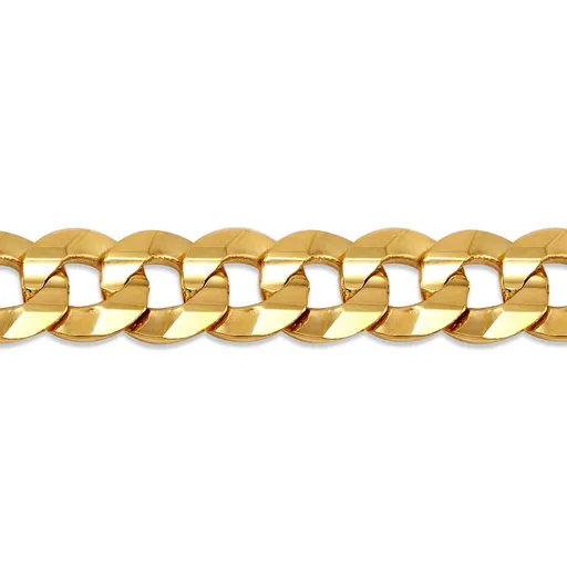 10K Yellow Gold (6mm) Curb Chain (20" - 26")