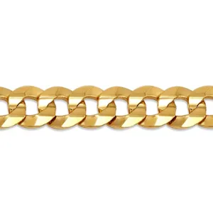 10K Yellow Gold (6mm) Curb Chain (20" - 26")