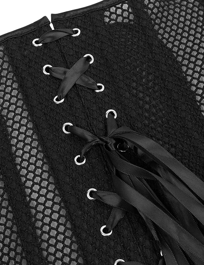 14 Pieces Plastic Bones Grid Corsets Egypt With Panties