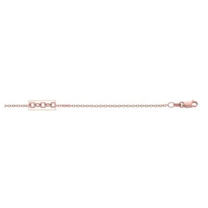 14K Rose Gold (1.5mm) Cable Chains (16" - 24")