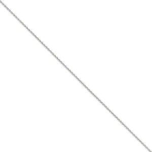 14k White Gold 1.80mm Diamond Cut Spiga Chain