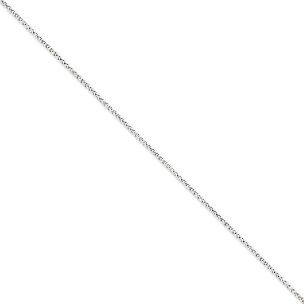 14k White Gold 2.25m Solid Polished Spiga Chain