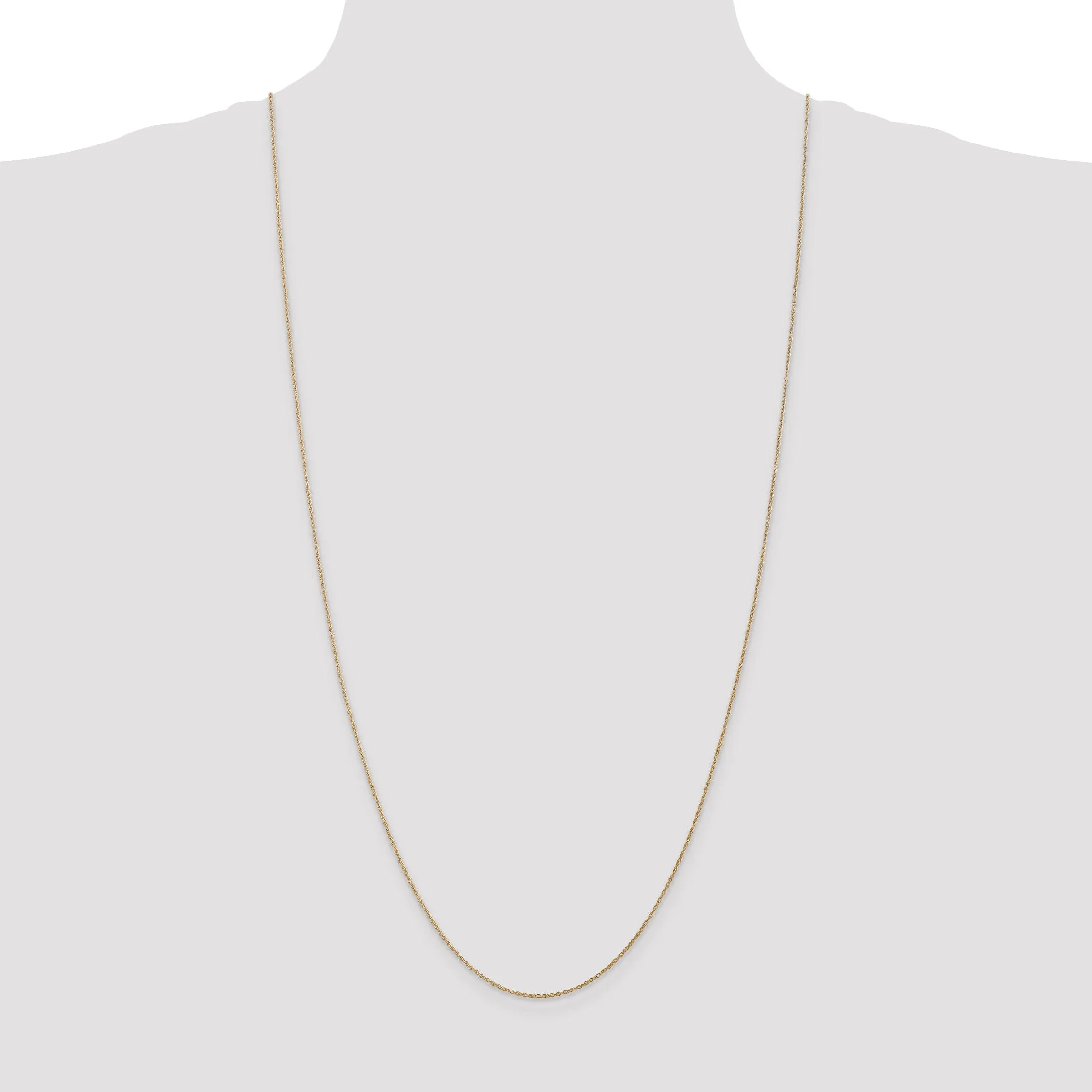 14k Yellow Gold 0.80-mm wide Light Baby Rope Chain
