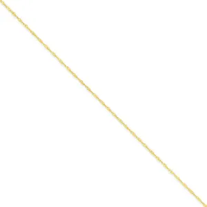 14k Yellow Gold 1.1-m wide Polished Singapore Chain