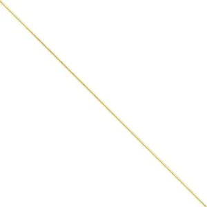 14k Yellow Gold 1.20mm Octagonal Snake Chain