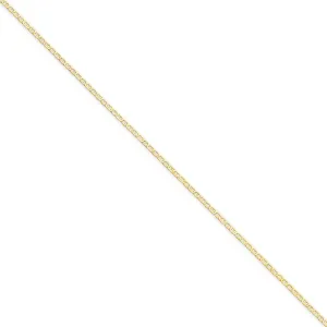 14k Yellow Gold 1.50mm Flat Anchor Link Chain