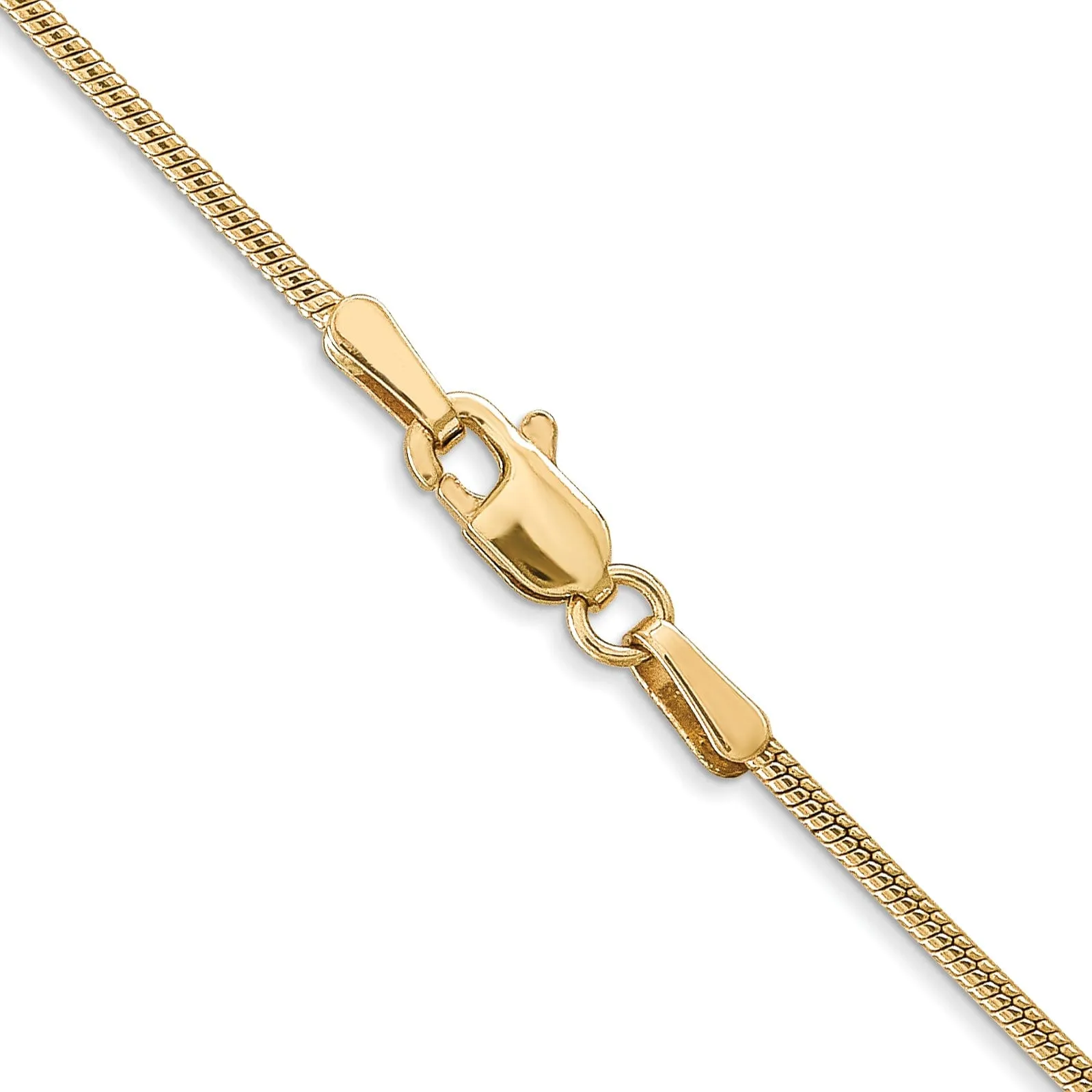 14k Yellow Gold 1.6 mm Snake Chain