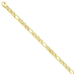 14k Yellow Gold 6.50mm Flat Anchor Link Chain