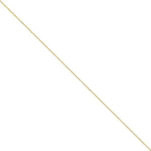 14k Yellow Gold Diamond Cut 1.20mm Bead Chain