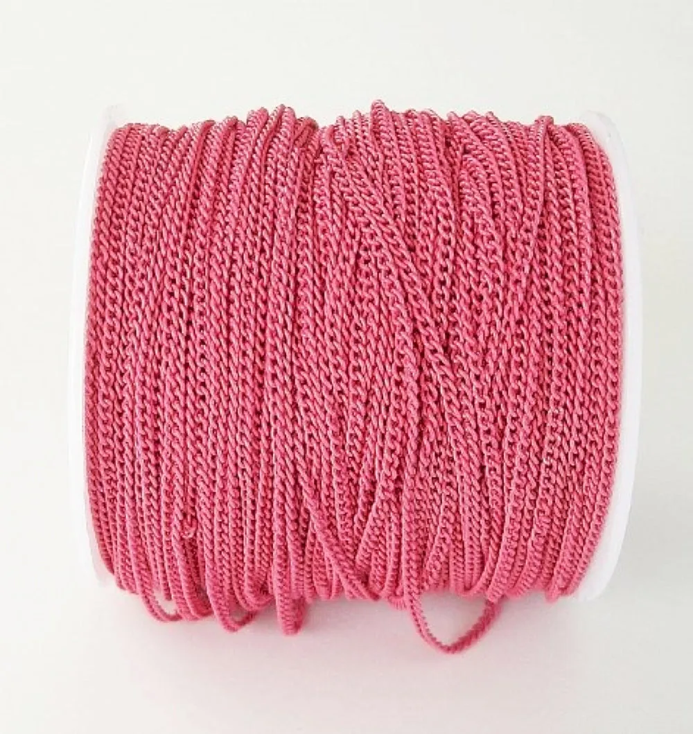 15Ft- Colorful Curb Style Iron Chains- Choose Color.