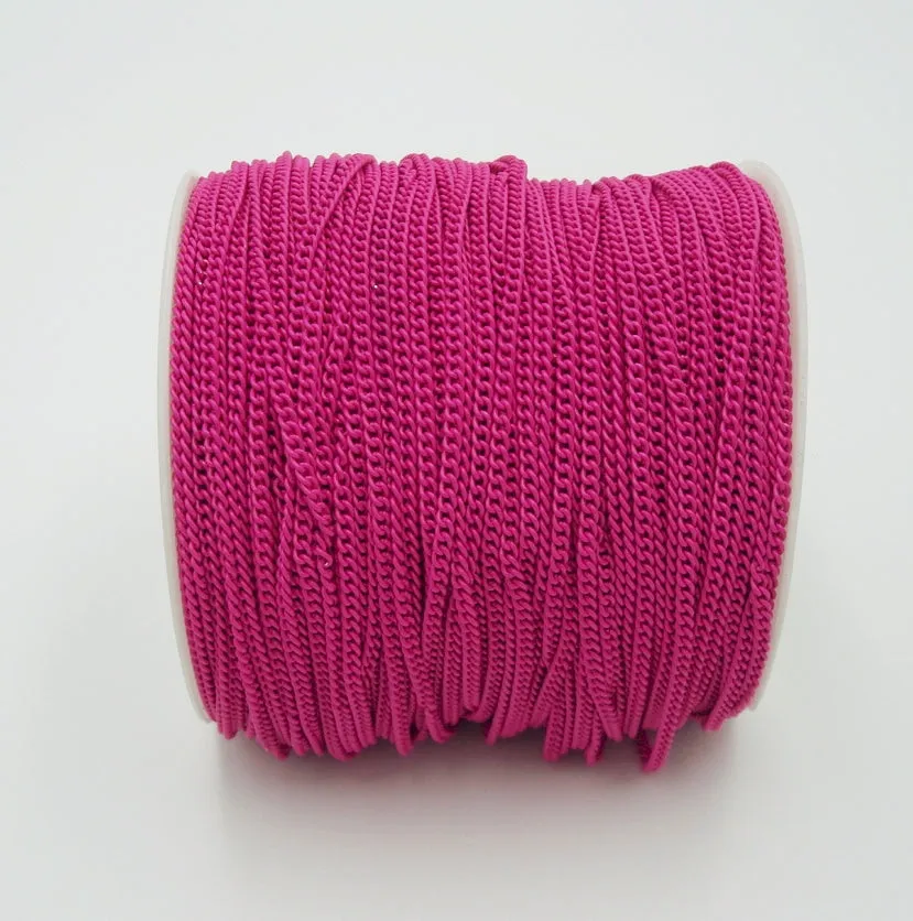 15Ft- Colorful Curb Style Iron Chains- Choose Color.