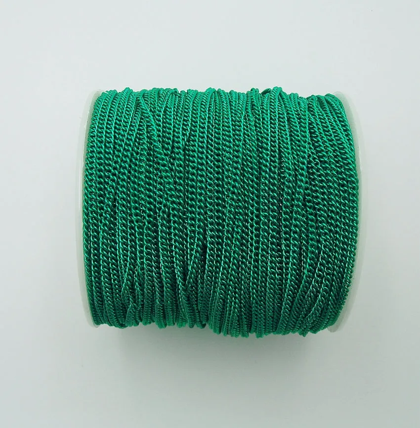 15Ft- Colorful Curb Style Iron Chains- Choose Color.