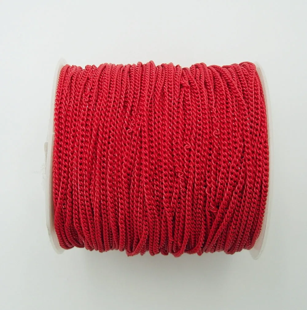 15Ft- Colorful Curb Style Iron Chains- Choose Color.