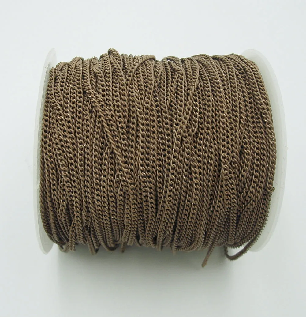 15Ft- Colorful Curb Style Iron Chains- Choose Color.