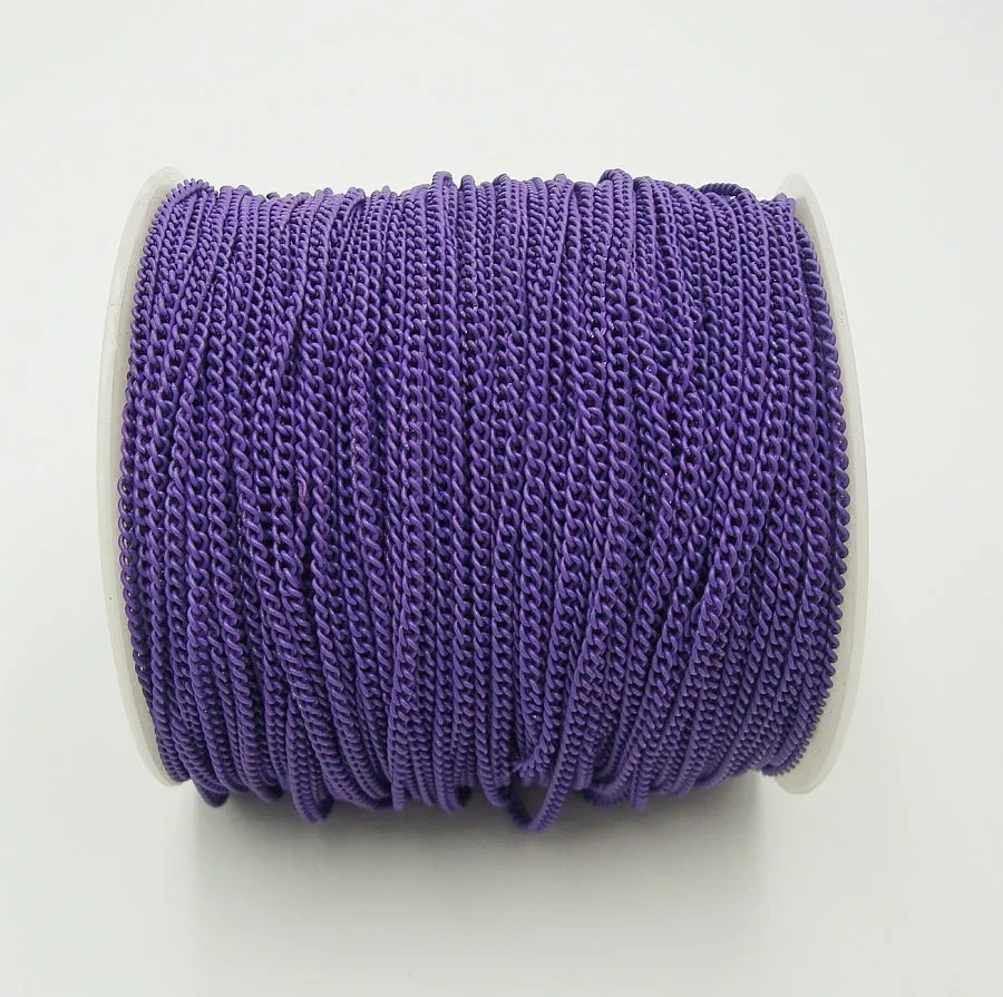 15Ft- Colorful Curb Style Iron Chains- Choose Color.