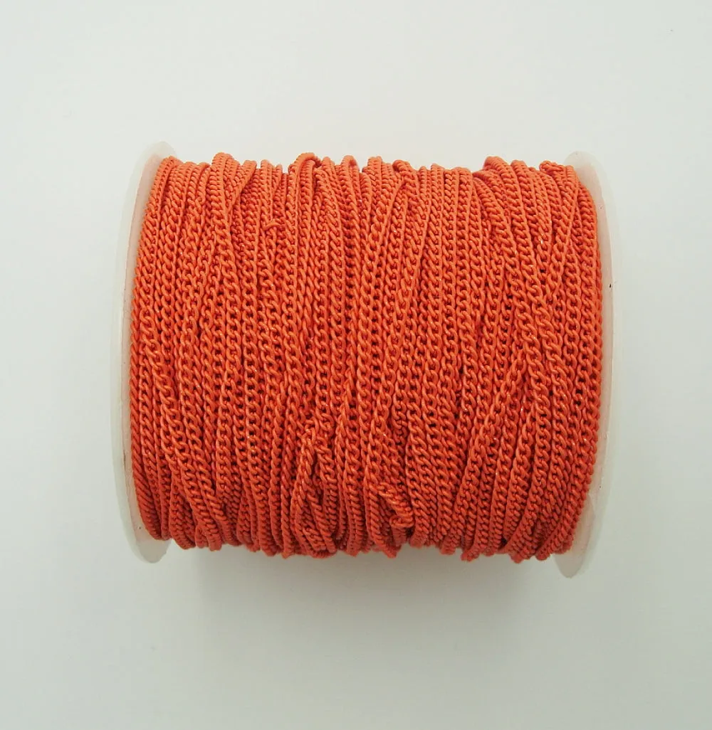 15Ft- Colorful Curb Style Iron Chains- Choose Color.