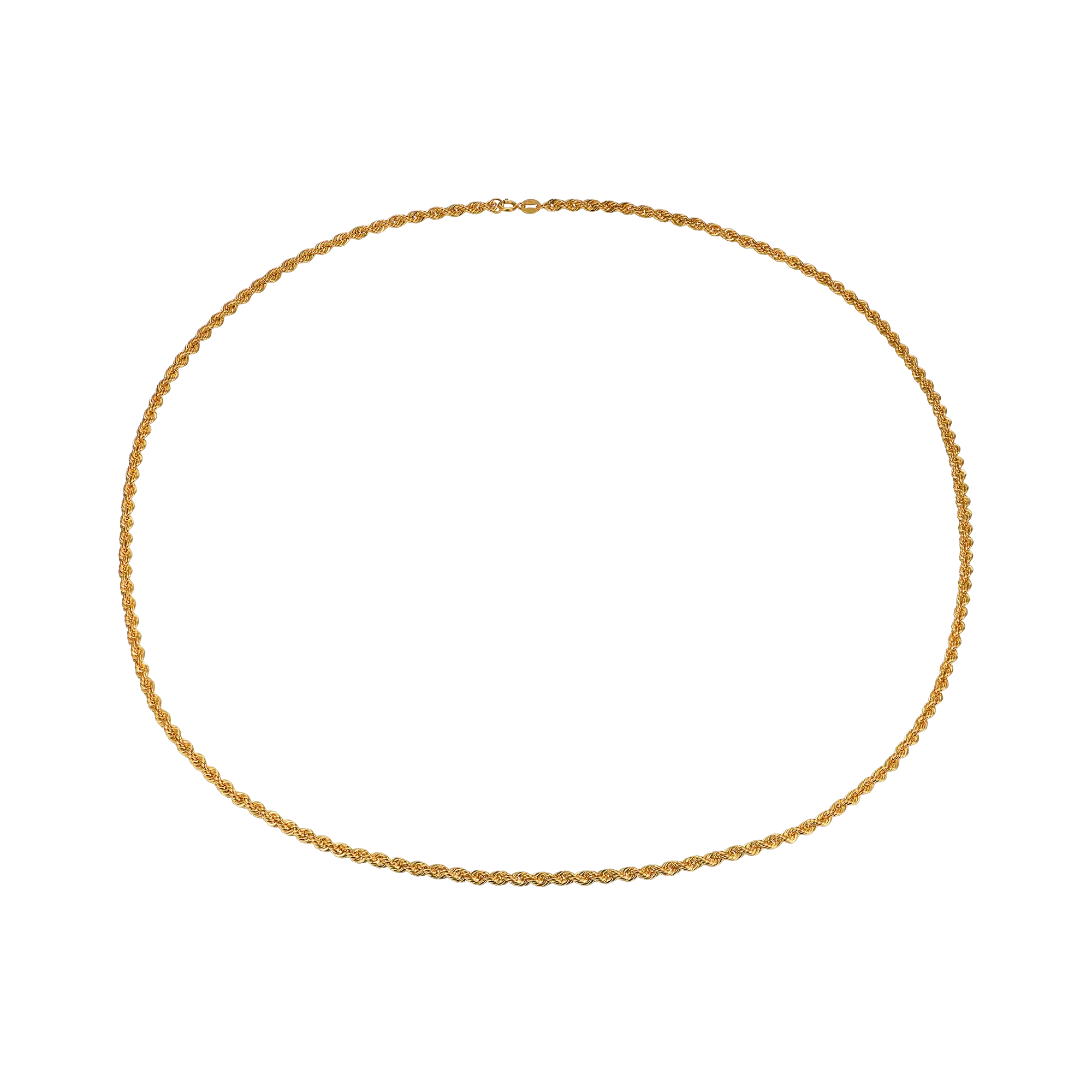 18K Solid Gold Rope Chain