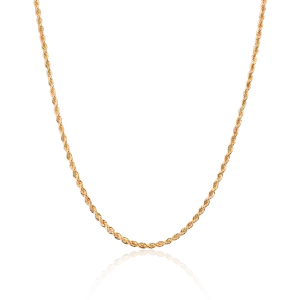 18K Solid Gold Rope Chain