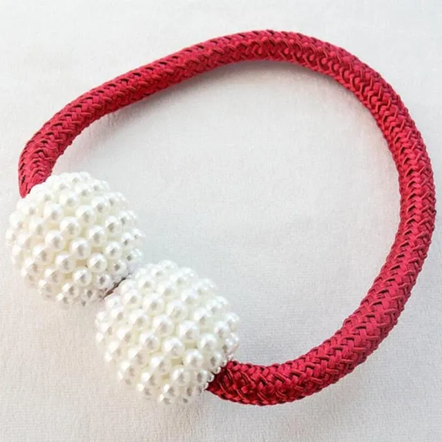 1pc Pearl Magnetic Curtain Clip