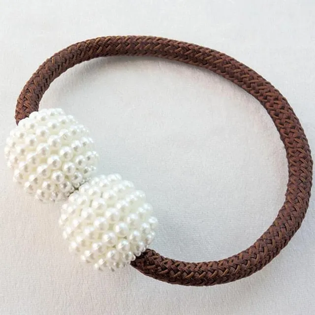 1pc Pearl Magnetic Curtain Clip