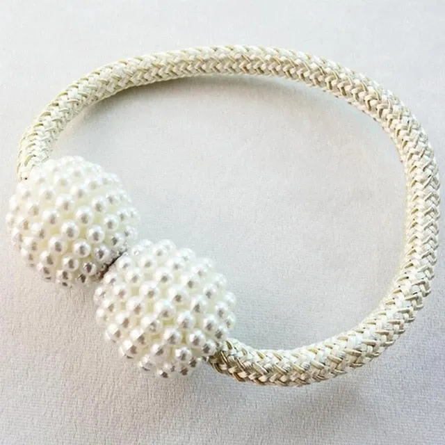 1pc Pearl Magnetic Curtain Clip