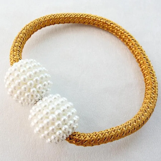 1pc Pearl Magnetic Curtain Clip