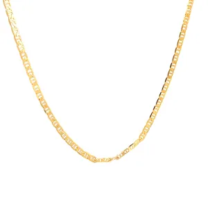 20 inch Mariner Link Necklace 3mm chain 14k Gold filled