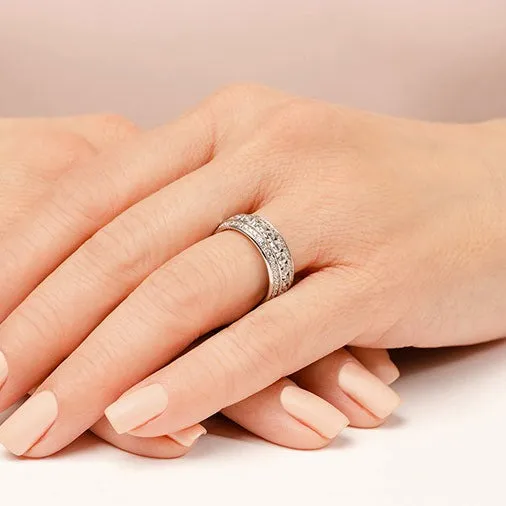 2.72 ct. Round Diamond Eternity Wedding Band