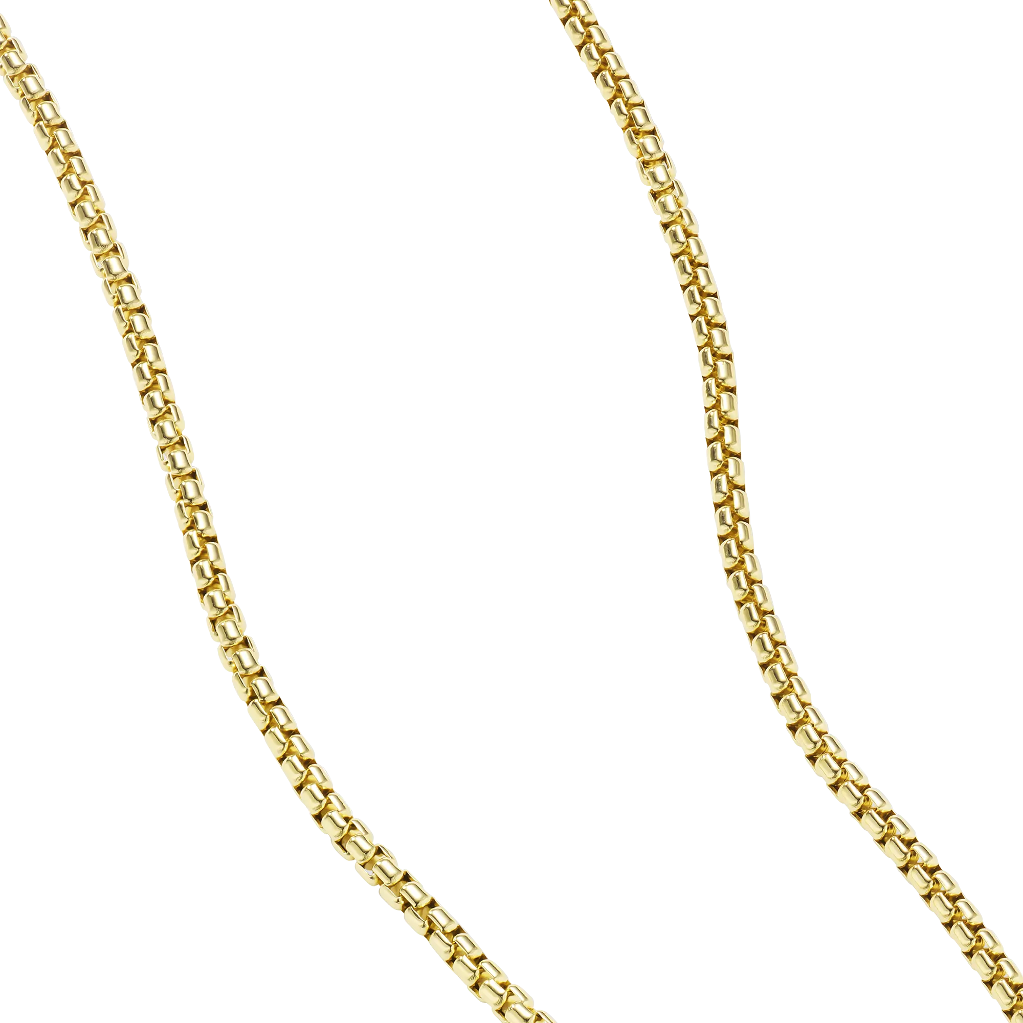 3.5mm Box Chain - Yellow Gold