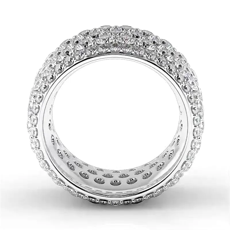 5.59 ct. Round Diamond Eternity Wedding Band