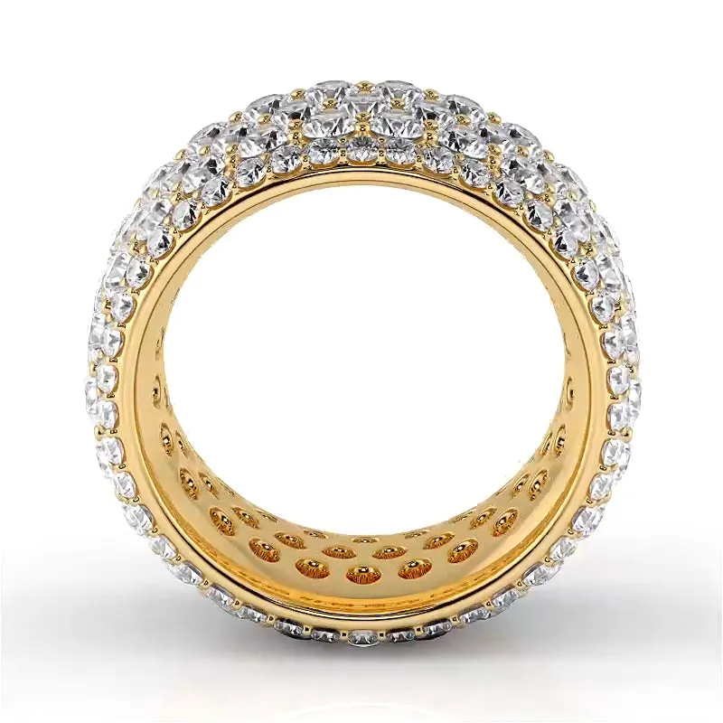 5.59 ct. Round Diamond Eternity Wedding Band