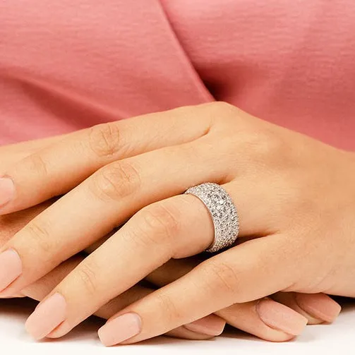 5.59 ct. Round Diamond Eternity Wedding Band