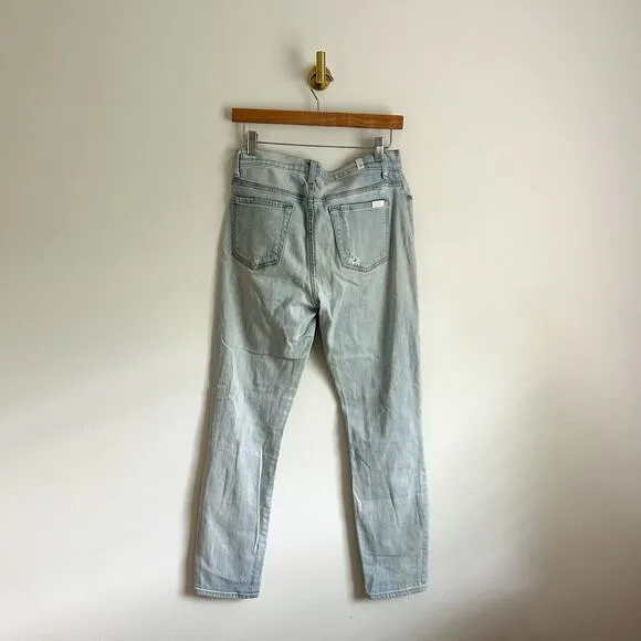 7 For All Mankind Rickie Relaxed Boyfriend Destroyed Jeans