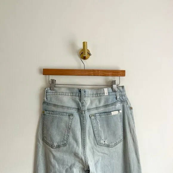 7 For All Mankind Rickie Relaxed Boyfriend Destroyed Jeans